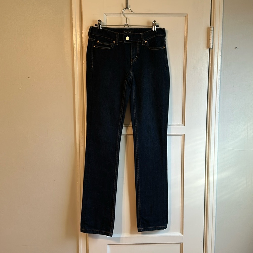 Slim fit straight leg jeans